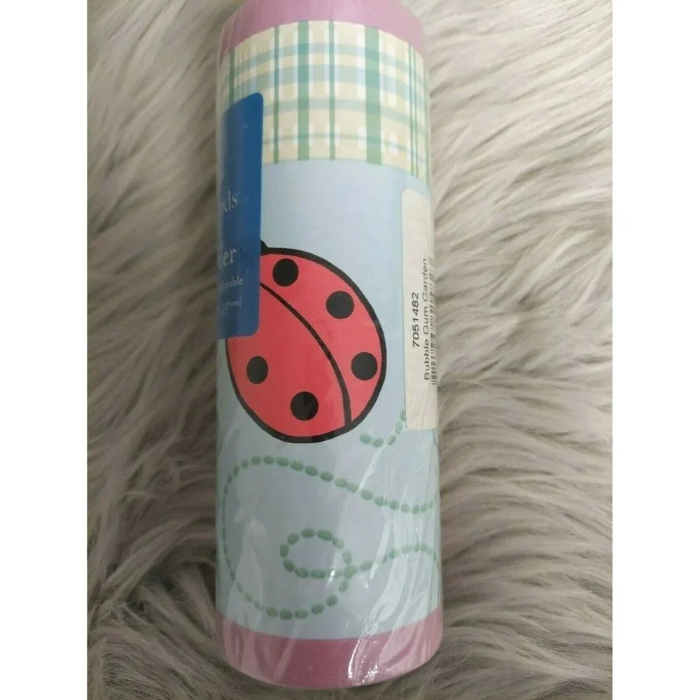 Home Trends Wallpaper Wall Border Bubble Gum Garden